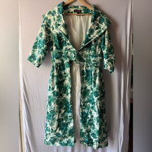 Trashy Diva Green and Cream Floral Jacket